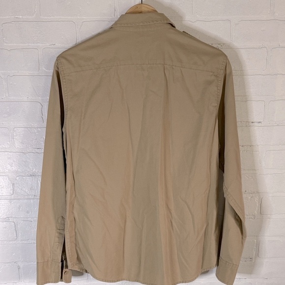 Lauren Ralph Lauren Military Double Pocket Chino Button Shirt size large - Picture 7 of 13